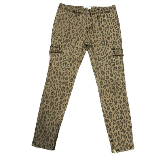 Frame Jeans Cheetah Print Cargo‎ Skinny Ankle Pants Size 29 - Picture 5 of 8